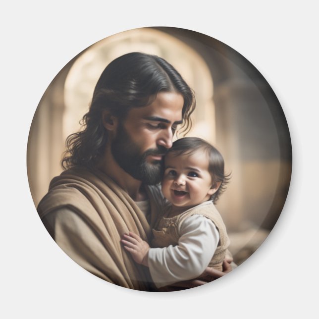 Jesus art magnet (Front)