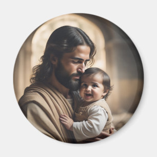 Jesus art magnet