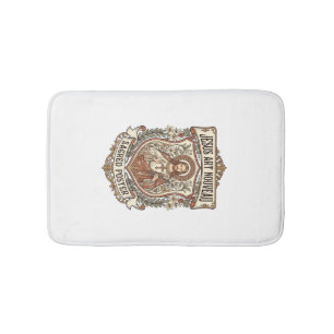 Jesus Art Nouveau Sacred Poster Jesus Art Nouveau Bath Mat