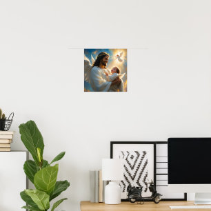 Jesus art poster