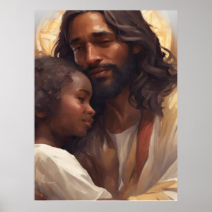 Jesus art poster
