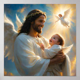 Jesus art poster