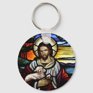 Jesus as the Good Shepherd Key Ring