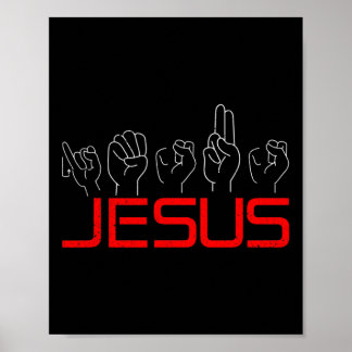 Jesus Asl American Sign Language Christian Deaf Aw
