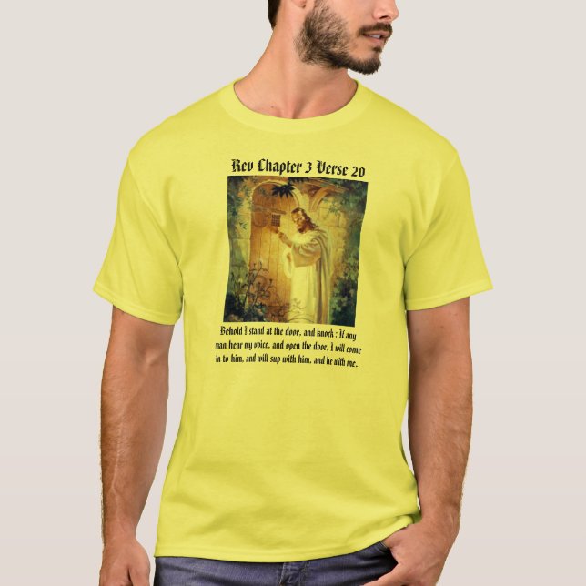 Jesus At The Door T/shirt T-Shirt (Front)