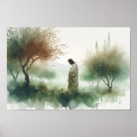 Jesus at the garden of gethsemane