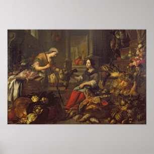 Jesus at the Home of Martha and Mary 2 Poster