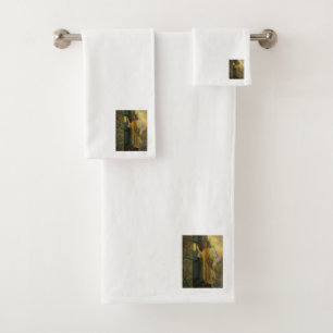 Jesus At Your Door Vintage Bath Towel Set