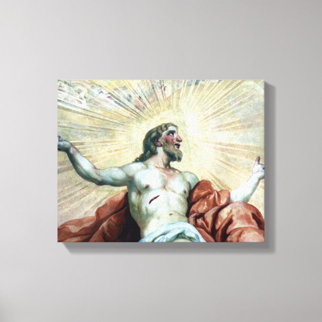 jesus aura canvas print (Front)