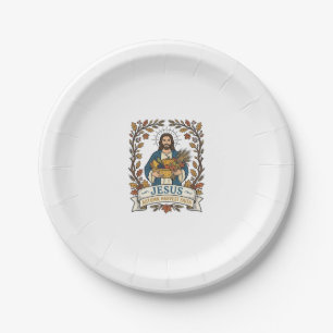 Jesus Autumn Harvest Faith Jesus Autumn Harvest Ch Paper Plate