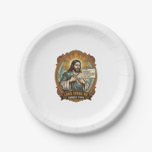 Jesus Bad Autocorrect Message Boss Embarrassing Wo Paper Plate