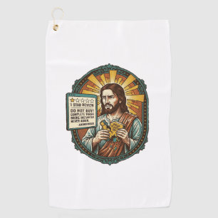 Jesus Bad Influencer Product Review Fail Social Me Golf Towel
