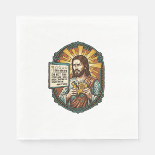 Jesus Bad Influencer Product Review Fail Social Me Napkin