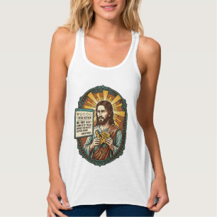 Jesus Bad Influencer Product Review Fail Social Me Singlet