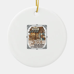 Jesus Bakery Storefront Jesus Bakery Storefront Ch Ceramic Tree Decoration