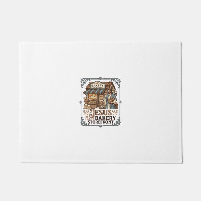 Jesus Bakery Storefront Jesus Bakery Storefront Ch Doormat (Front)