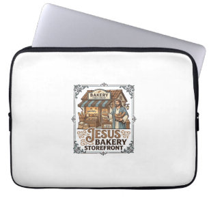Jesus Bakery Storefront Jesus Bakery Storefront Ch Laptop Sleeve