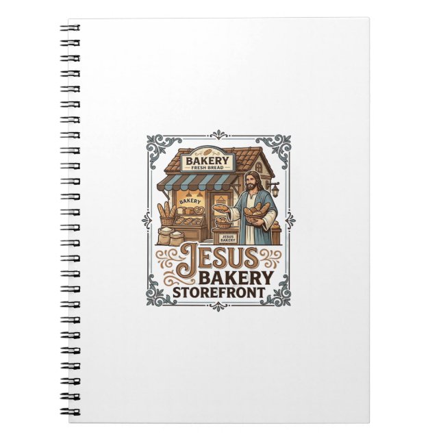 Jesus Bakery Storefront Jesus Bakery Storefront Ch Notebook (Front)