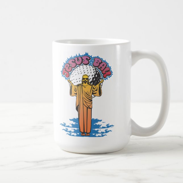 jesus ball coffee mug (Right)