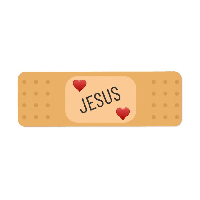 Jesus bandaid, Jesus cures wounds (Front)