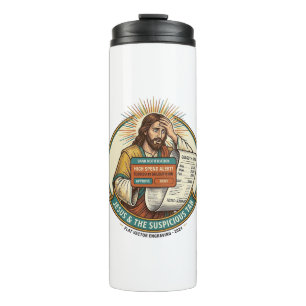 Jesus Bank Card Blocked Suspicious Bar Tab Fraud H Thermal Tumbler