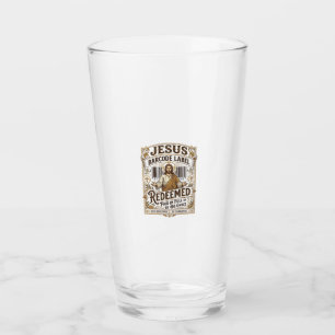 Jesus Barcode Label Redeemed Jesus Barcode Redeeme Glass