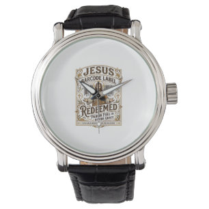 Jesus Barcode Label Redeemed Jesus Barcode Redeeme Watch