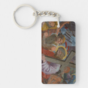Jesus Bearing His Cross Key Ring
