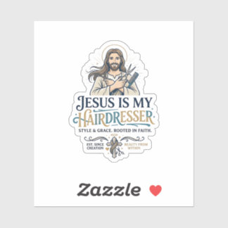 Jesus Beauty Salon Hairstylist T-Shirt Inspiration