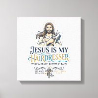 Jesus Beauty Salon Hairstylist T-Shirt Inspiration