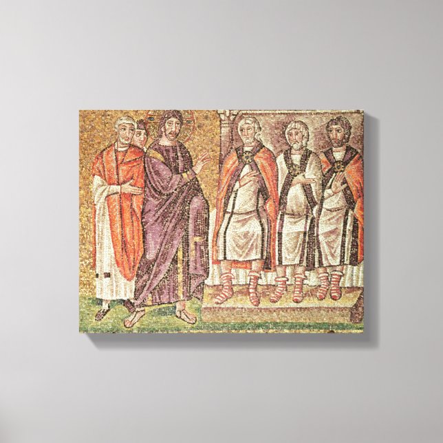 Jesus before Caiphus Canvas Print (Front)