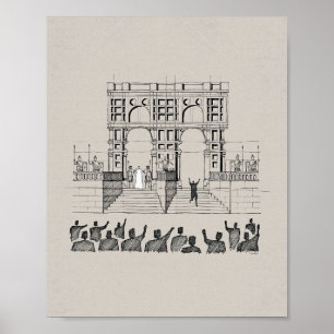 Jesus Before Pilate - King of the Jews Bible Wall Poster