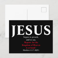Jesus Began To Preach. Matthew 4:17 