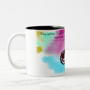 jesus believe Two-Tone coffee mug
