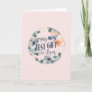 Jesus Best Gift Ever Blank Christmas Card