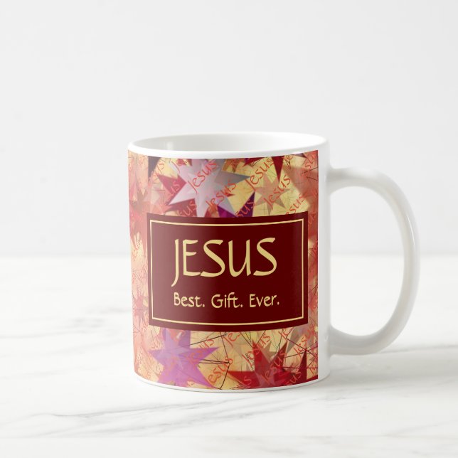 JESUS BEST GIFT EVER Christmas Coffee Mug (Right)