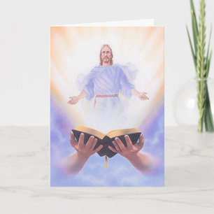 Jesus Bible Greeting card