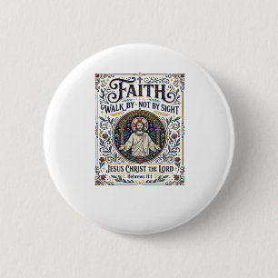 Jesus Bible Journalling Scripture Art Shirt Christ 6 Cm Round Badge