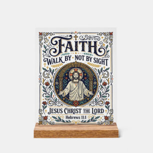 Jesus Bible Journalling Scripture Art Shirt Christ Acrylic Sign