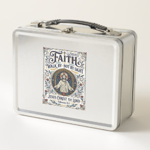 Jesus Bible Journalling Scripture Art Shirt Christ Metal Lunch Box