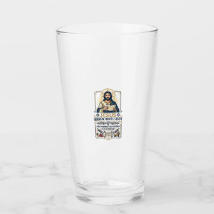 Jesus Bible Languages Hebrew Greek Nerd Shirt Fait Glass