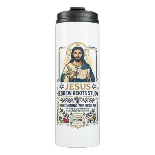 Jesus Bible Languages Hebrew Greek Nerd Shirt Fait Thermal Tumbler