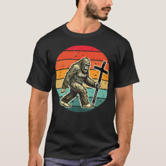 Jesus Bigfoot Sasquatch Christian Faith Bible Vers T-Shirt