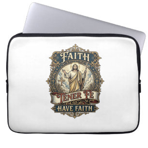 Jesus Bilingual Multicultural Families Shirt Faith Laptop Sleeve