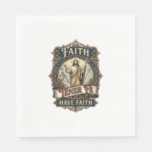 Jesus Bilingual Multicultural Families Shirt Faith Napkin