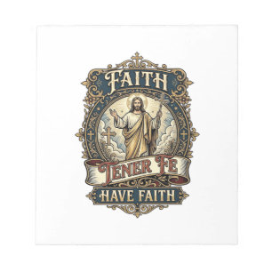 Jesus Bilingual Multicultural Families Shirt Faith Notepad
