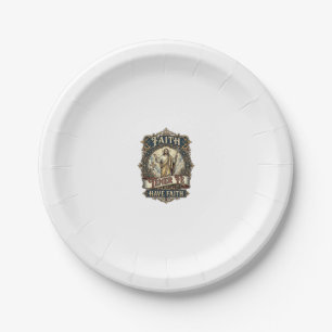 Jesus Bilingual Multicultural Families Shirt Faith Paper Plate