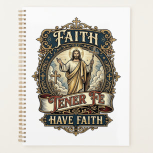 Jesus Bilingual Multicultural Families Shirt Faith Planner