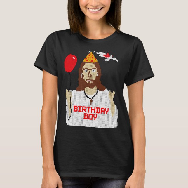 Jesus Birthday Boy Christmas Essential T Shirt  (Front)