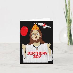 Jesus Birthday Boy Christmas Essential T Shirt  Card